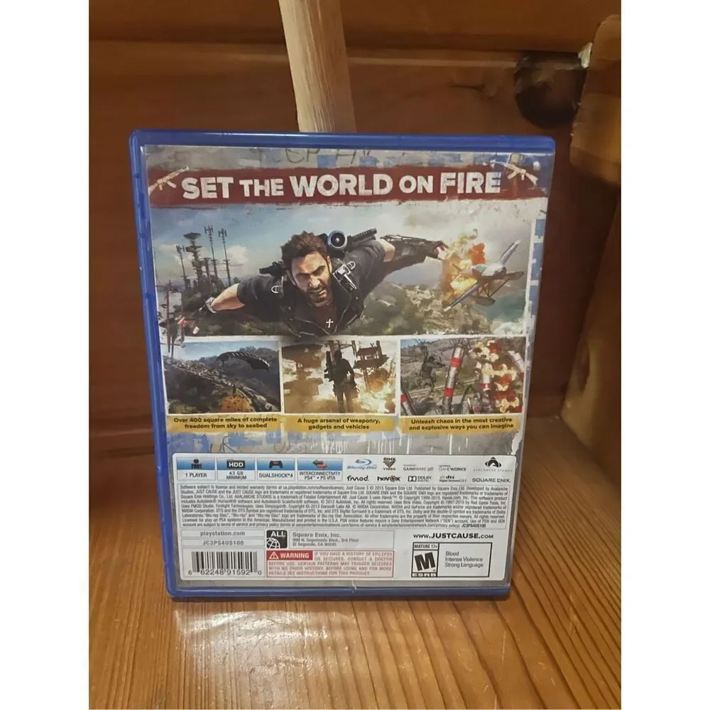 Just Cause 3 (Sony PlayStation 4, 2015) PS4